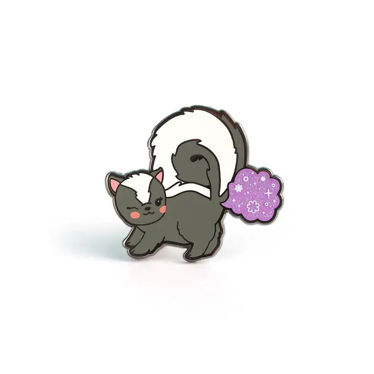 Skunky Enamel Pin