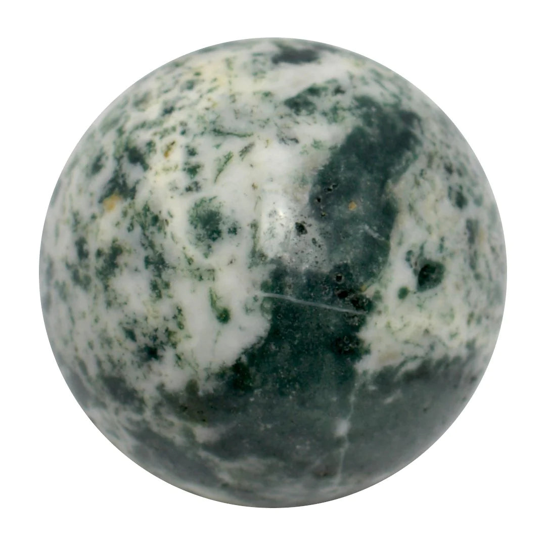 Moss Agate Sphere $100.00