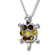 Amber Turtle Necklace