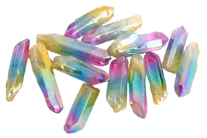 Rainbow Aura Quartz $6.00