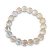 Frosted Aura Quartz Bracelet