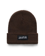 You Are On Native Land Ribbed Beanie