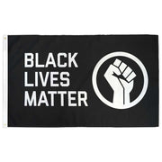Black Lives Matter Fist Flag