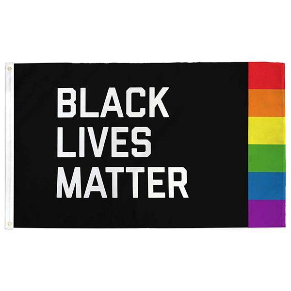 Black Lives Matter Pride Flag