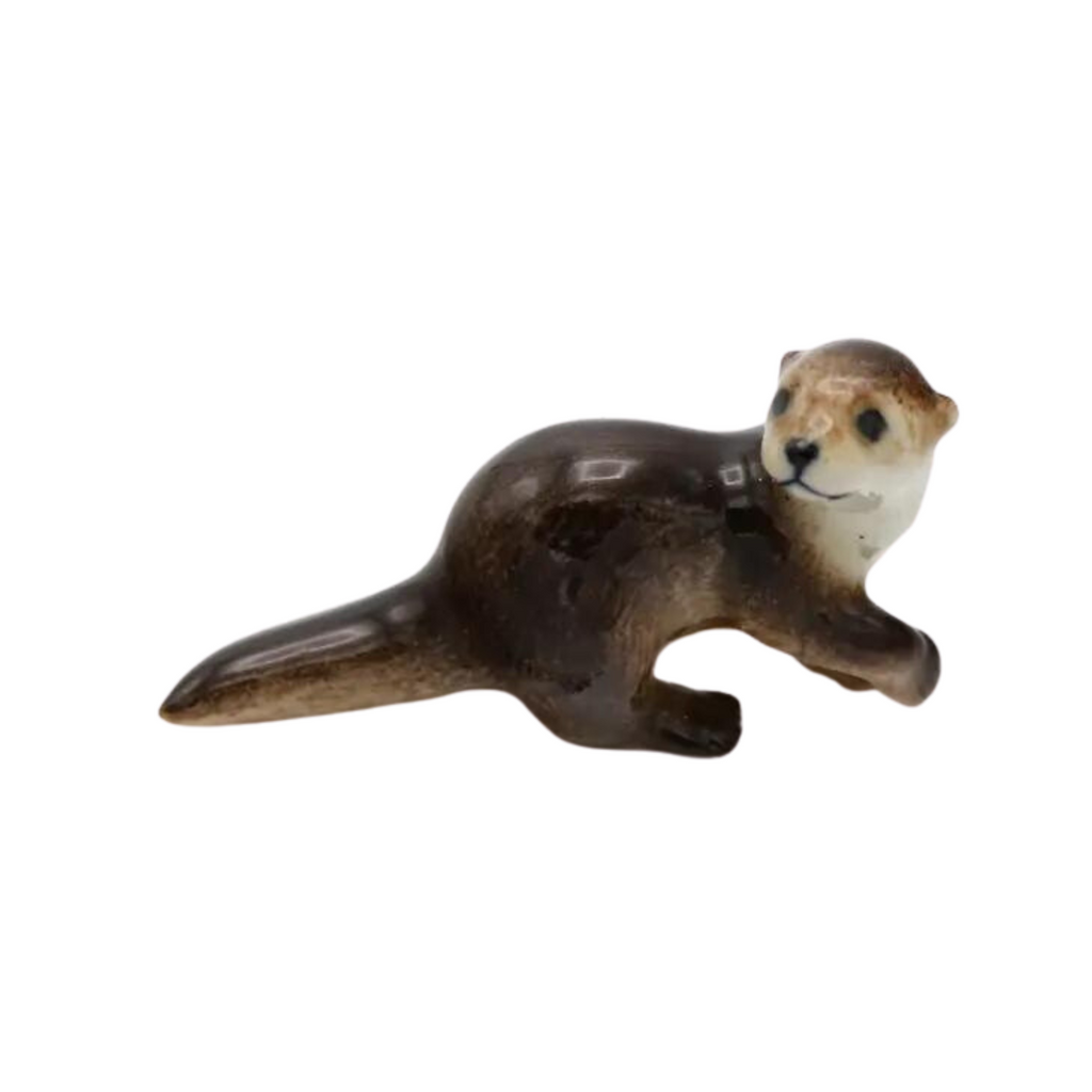 River Otter Porcelain Miniature