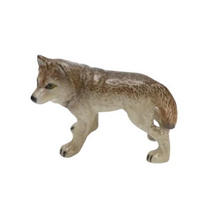 Timber Wolf Porcelain Miniature