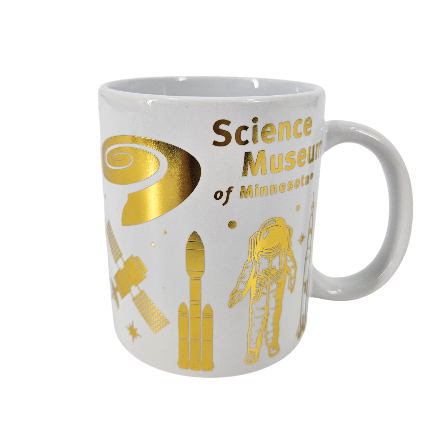 Science Museum of Minnesota Gold NASA Mug