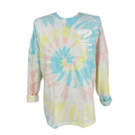 Science Museum of Minnesota Rainbow Spiral Tie-Dye Long-Sleeve Logo Shirt (Youth)