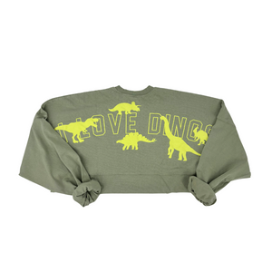 Science Museum of Minnesota I Love Dinos Long-Sleeve Logo Shirt (Youth)