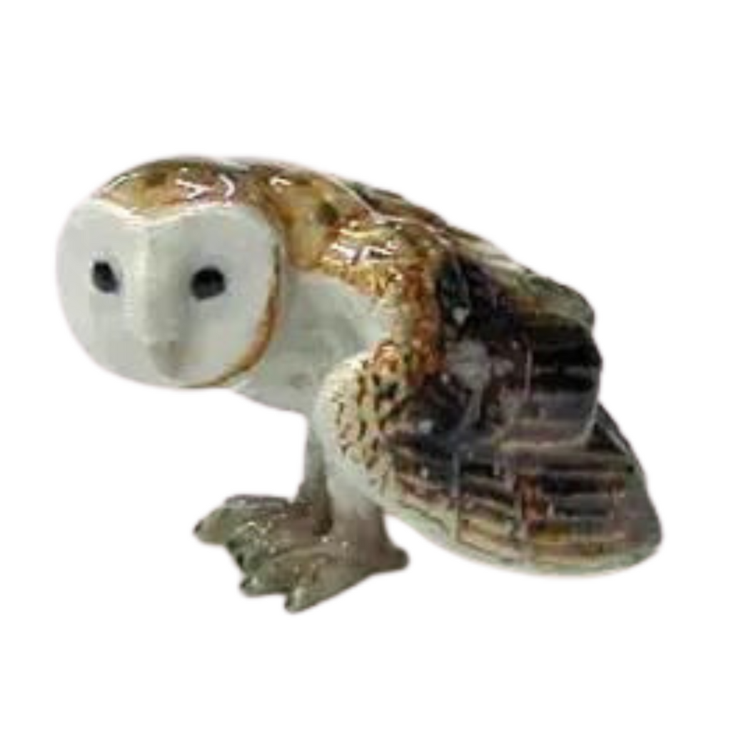 Barn Owl Porcelain Miniature