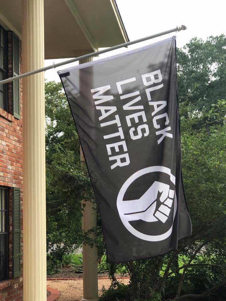 Black Lives Matter Fist Flag