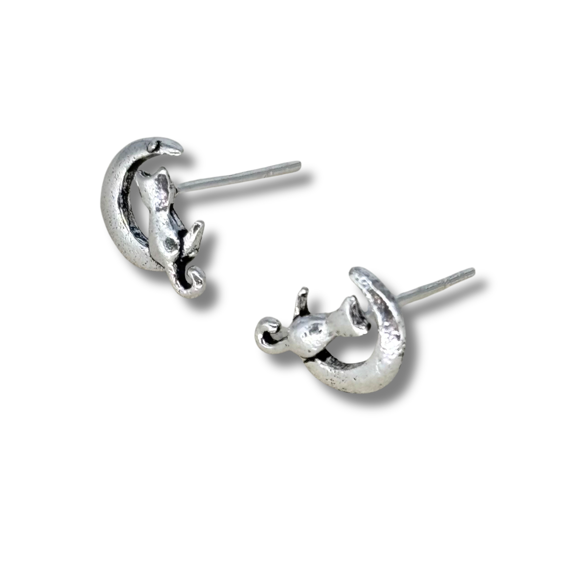 Moon & Cat Studs