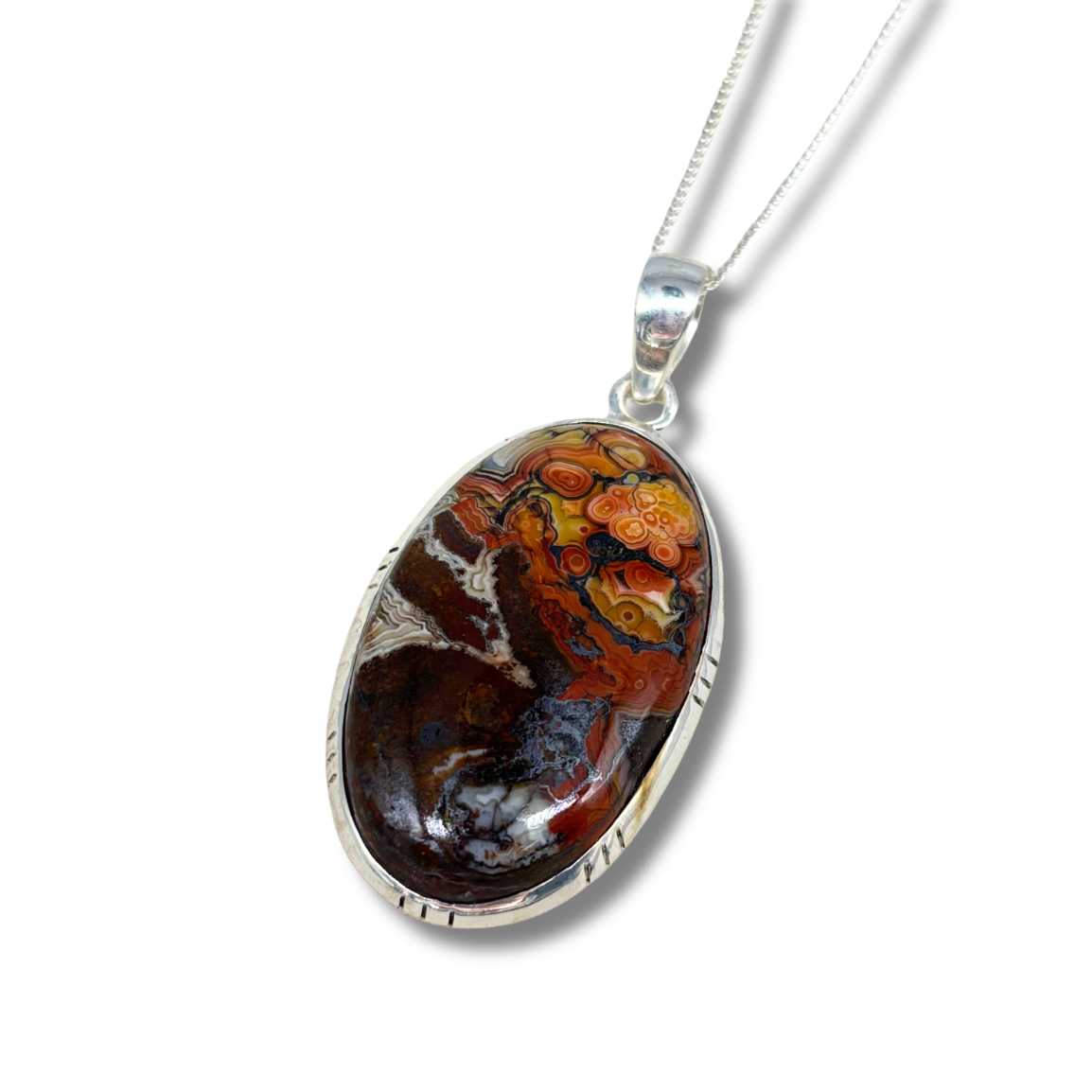 Crazy Lace Agate Necklace