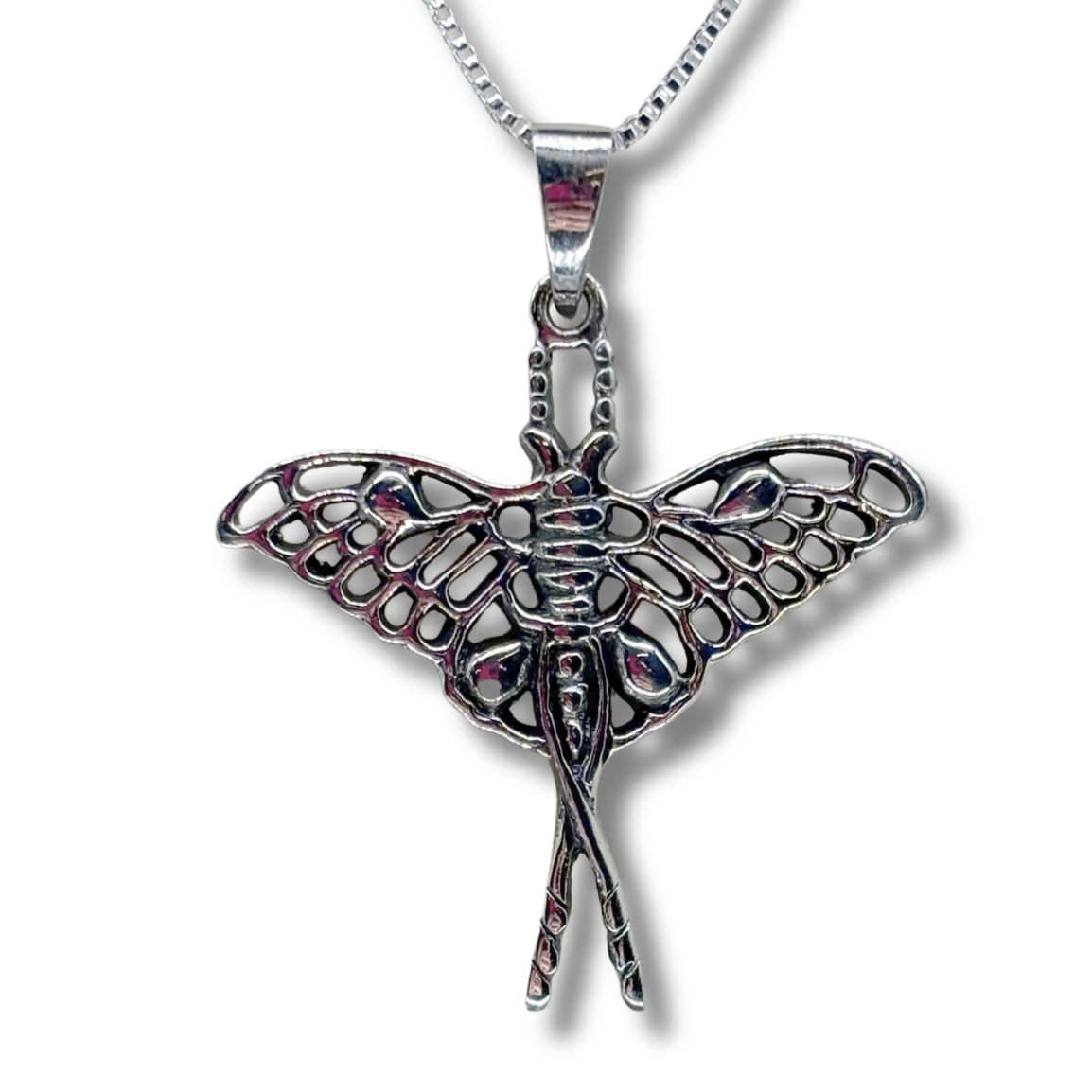 Luna Moth Necklace