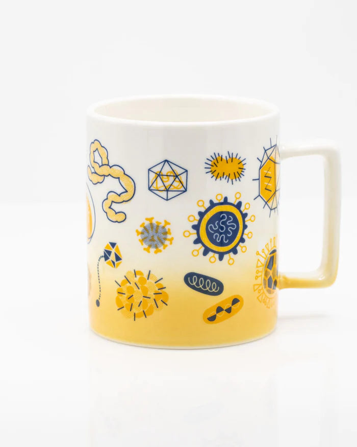 Retro Microbiology Ceramic Mug