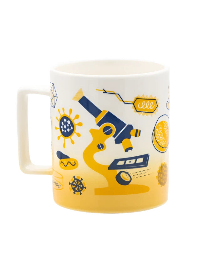 Retro Microbiology Ceramic Mug