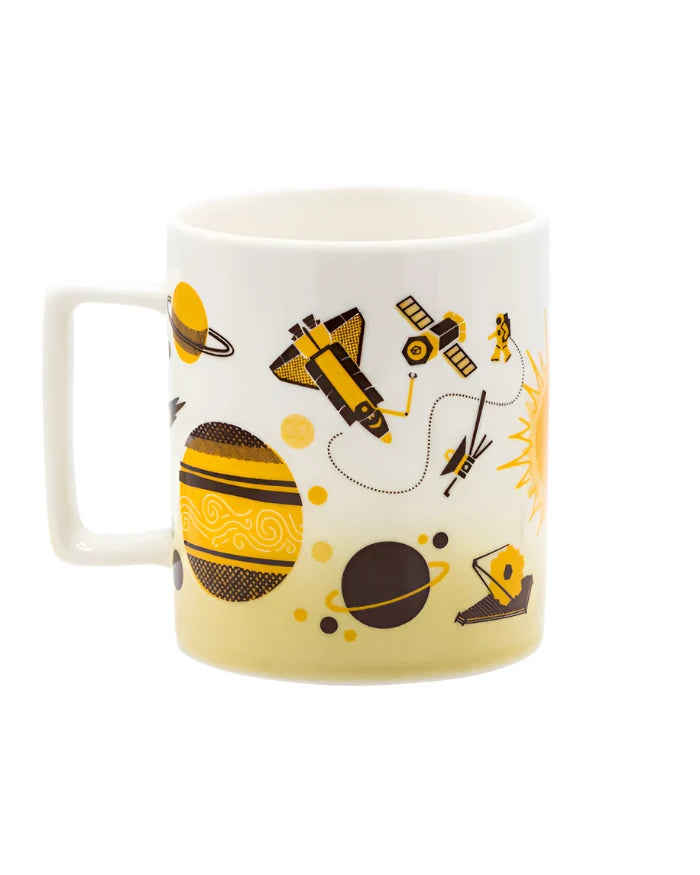 Retro Space Ceramic Mug