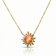 Sunburst Crystal Necklace