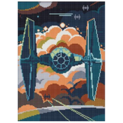 Interceptor Starship Cross Stitch Kit