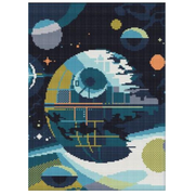 Sci-Fi Space Station Cross Stitch Kit