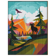 Rocky Mountain National Park Cross Stitch Kit