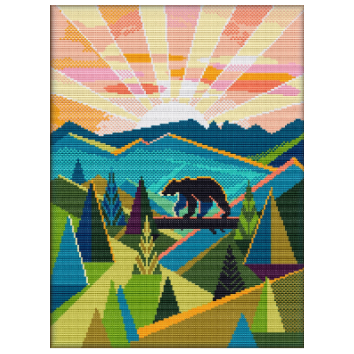 Great Smoky Mountains National Park Cross Stitch Kit