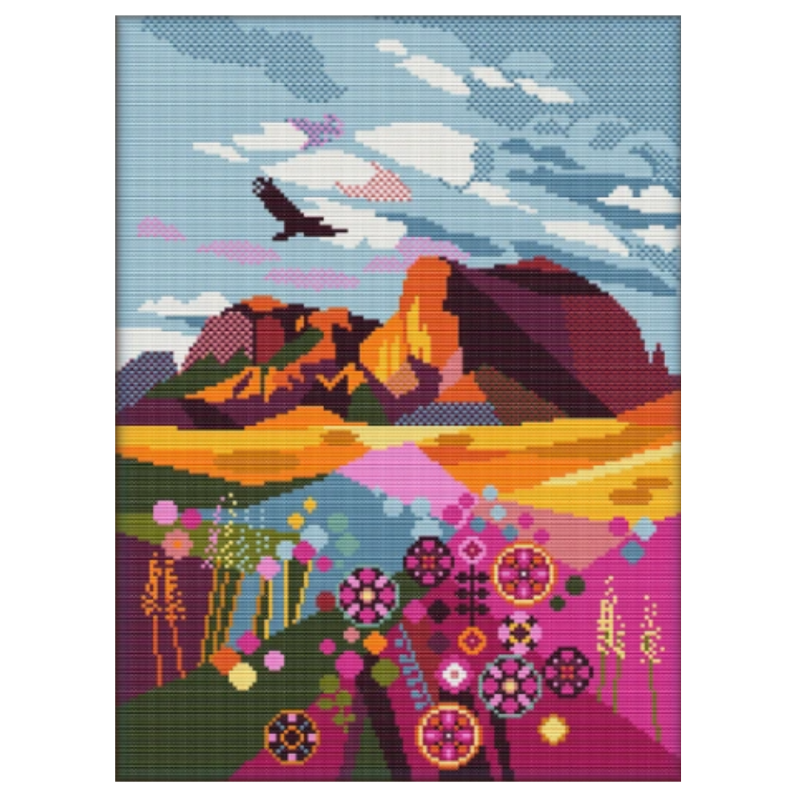 Big Bend National Park Cross Stitch Kit
