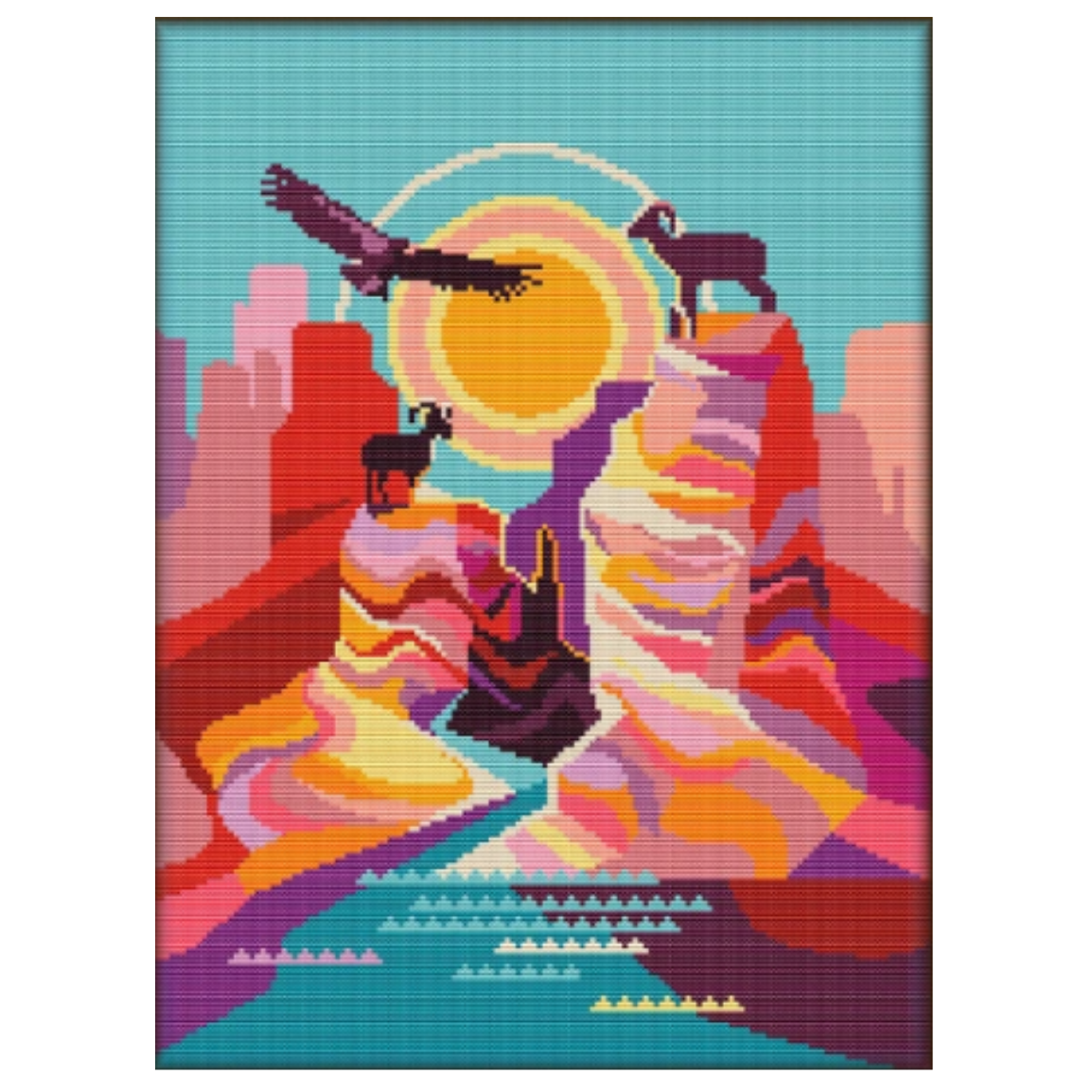 Grand Canyon National Park Cross Stitch Kit