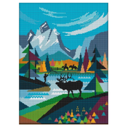 Grand Teton National Park Cross Stitch Kit