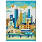 Minneapolis Minnesota Cross Stitch Kit