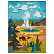 Yellowstone National Park Cross Stitch Kit
