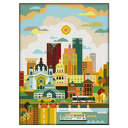 Saint Paul Minnesota Cross Stitch Kit