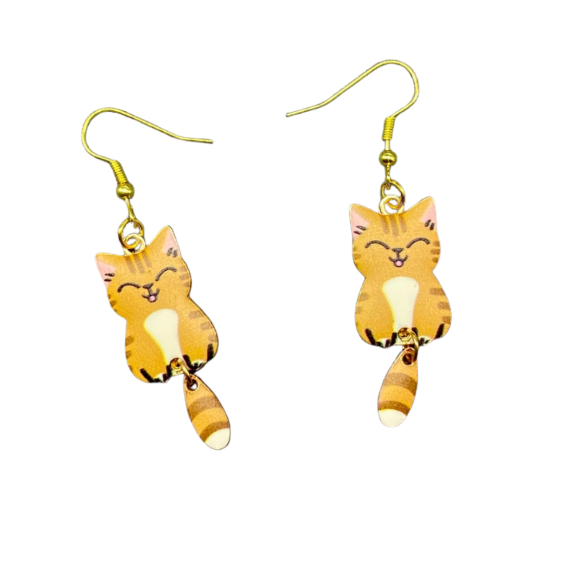 Cat Dangle Earrings