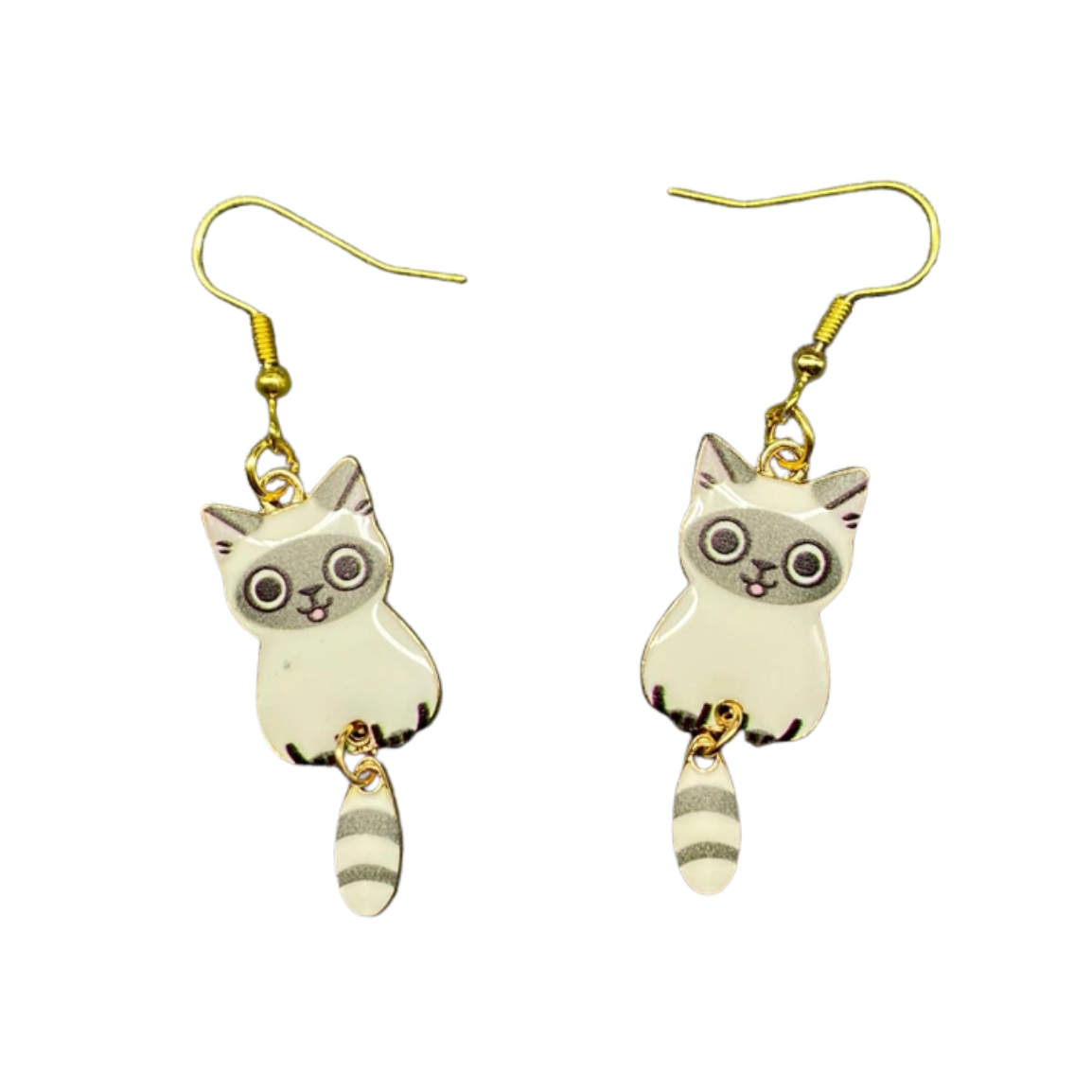 Cat Dangle Earrings