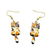 Cat Dangle Earrings