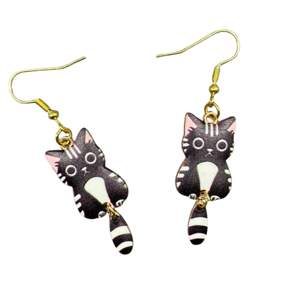 Cat Dangle Earrings