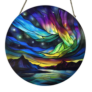 Aurora Borealis 15" Suncatcher