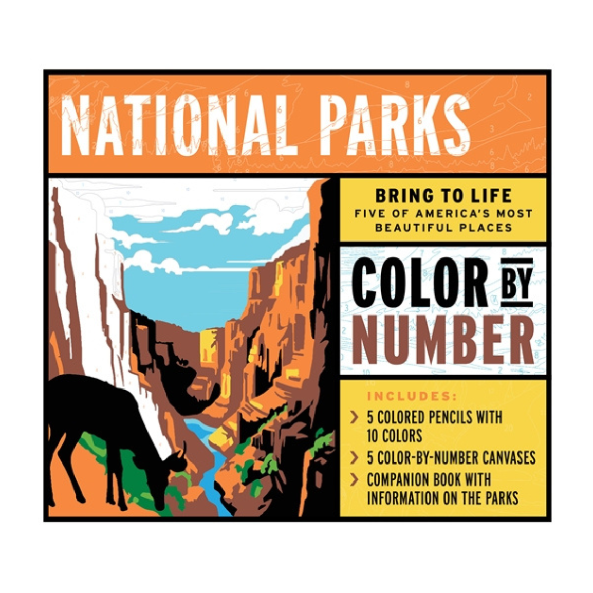 National Parks Color By Number