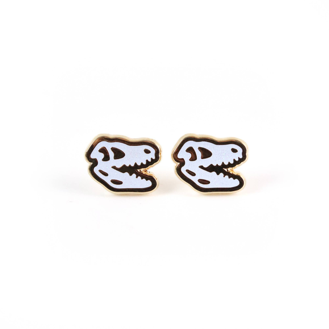 T-rex Skull Earrings