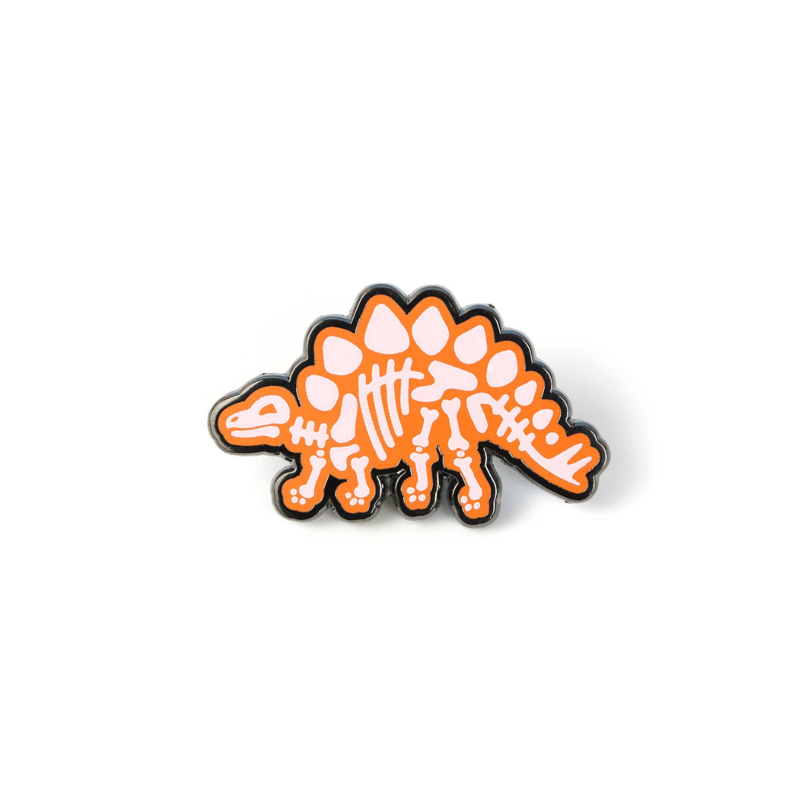 Stegosaurus Skeleton Enamel Pin
