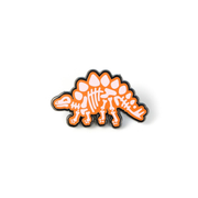Stegosaurus Skeleton Enamel Pin