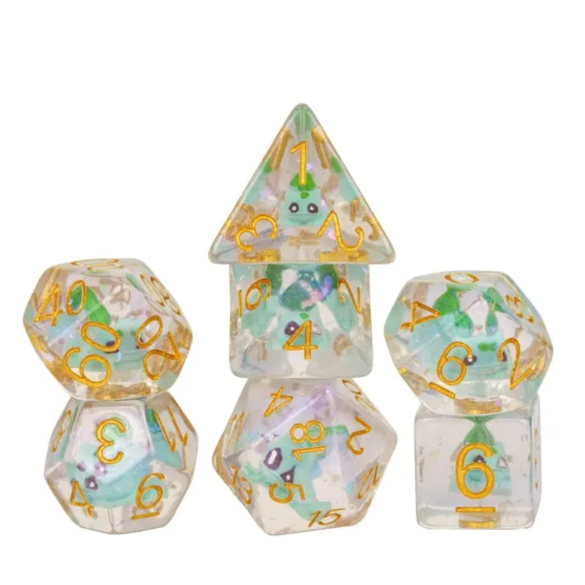 Bulb-Creature Resin Dice