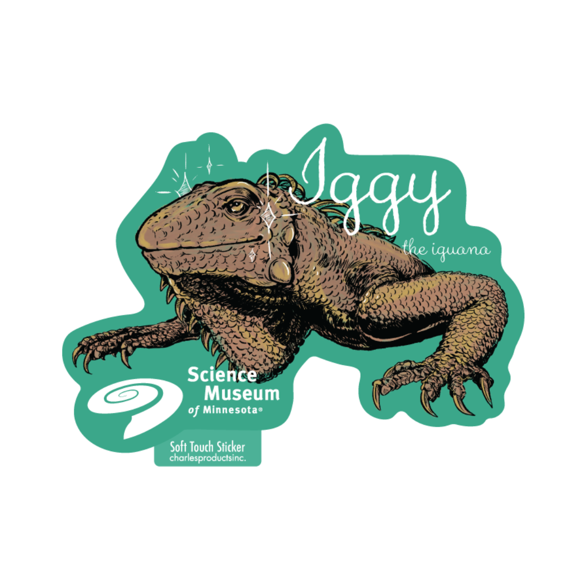Iggy the Iguana Museum Sticker
