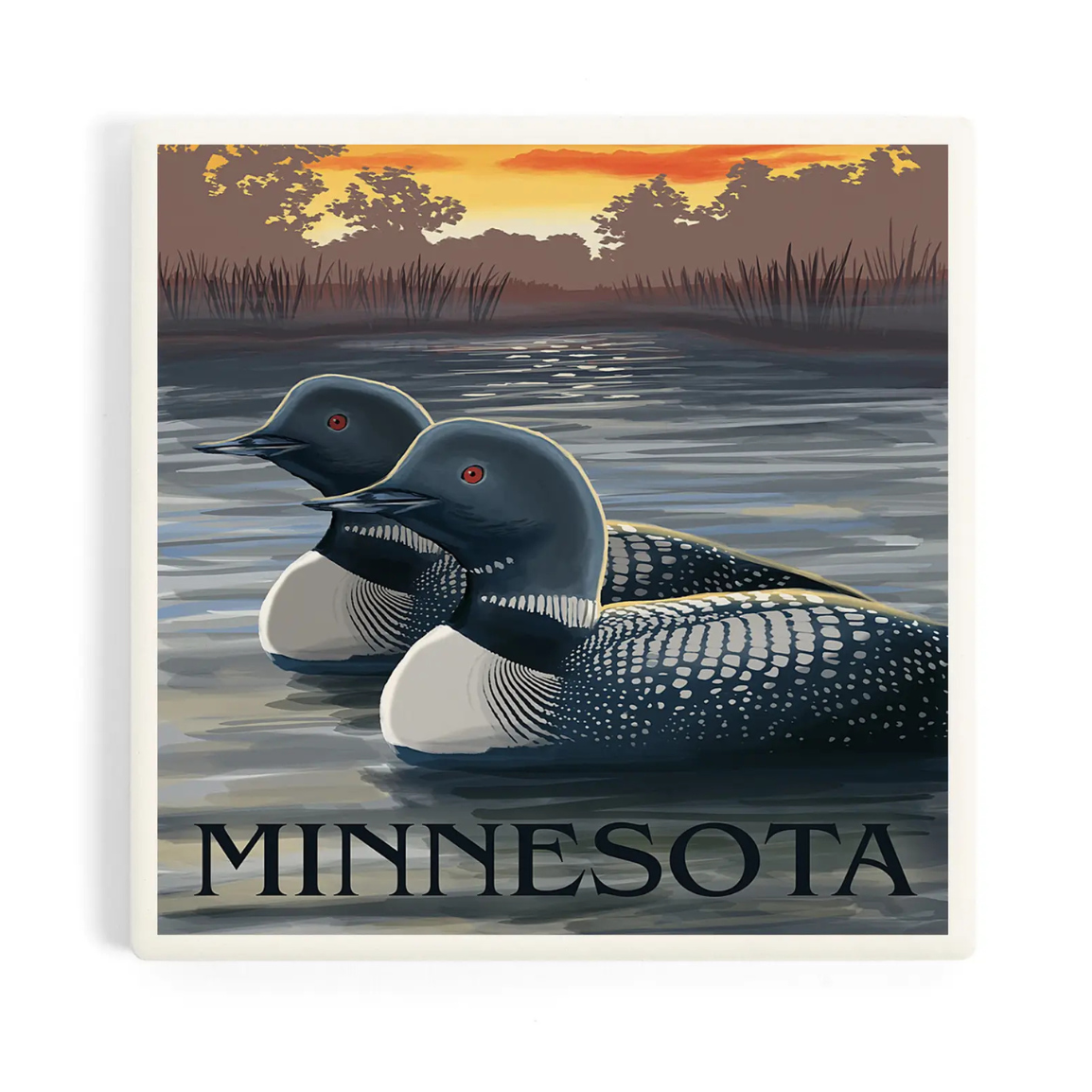 Loon Coaster