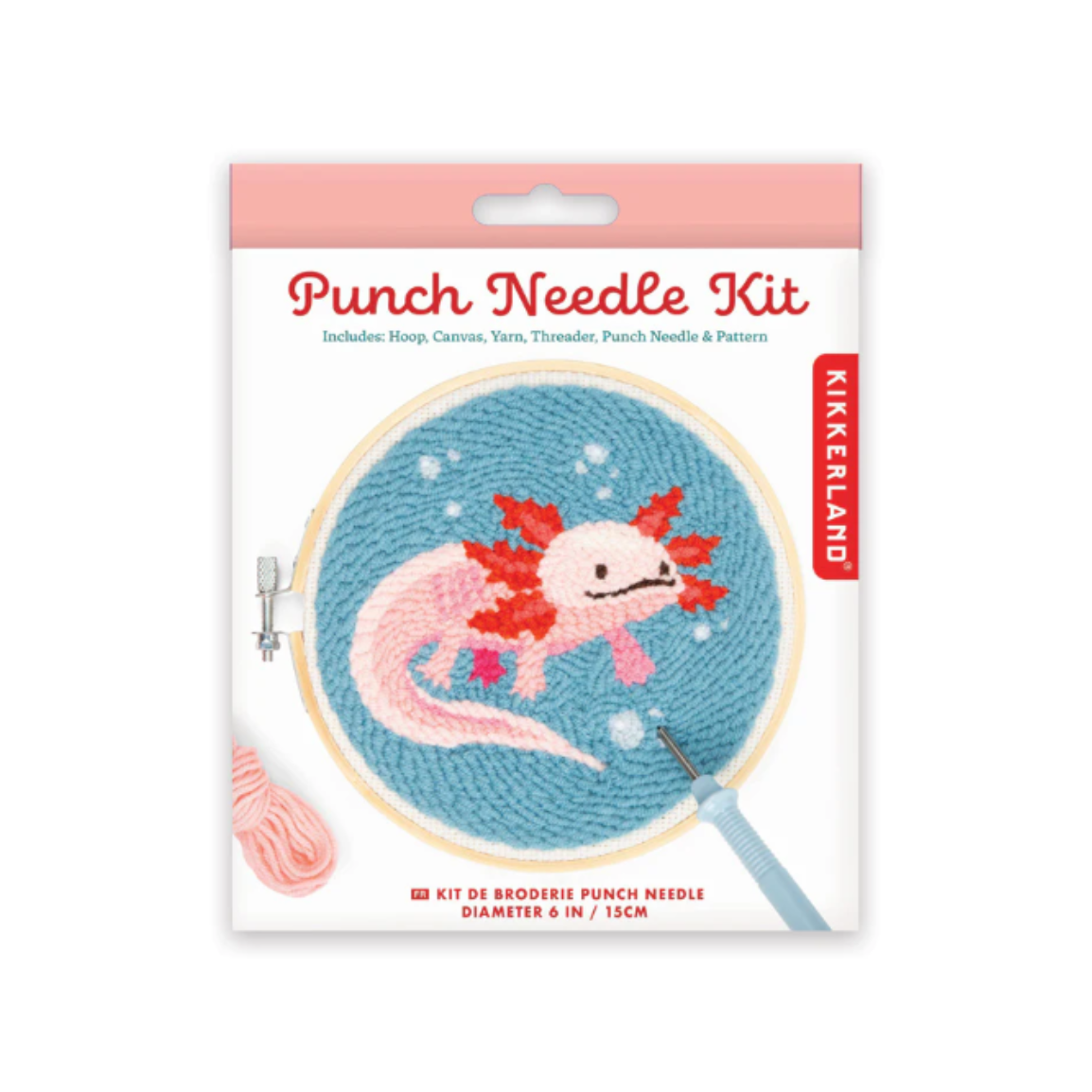 Axolotl Punch Needle Kit