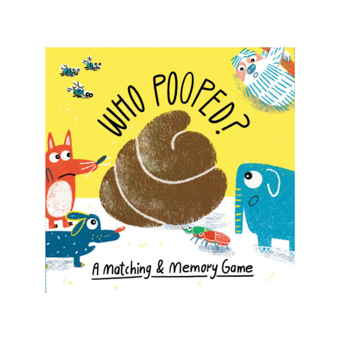 Who Pooped? Matching & Memory Game