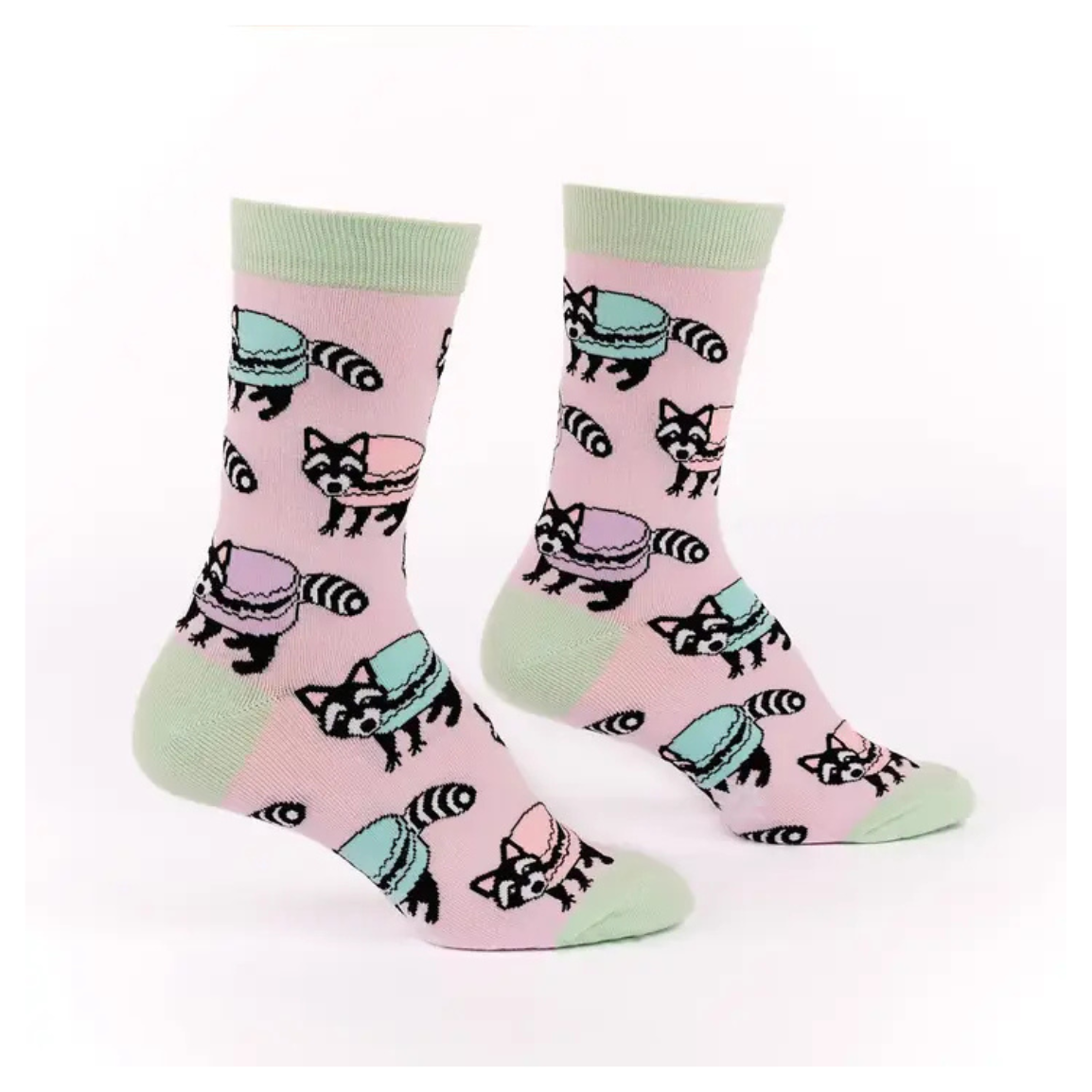 Macaraccoon Crew Socks