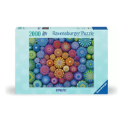 Radiating Rainbow Mandalas 2000 Piece Puzzle