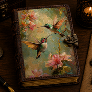 Hummingbird Leather Journal