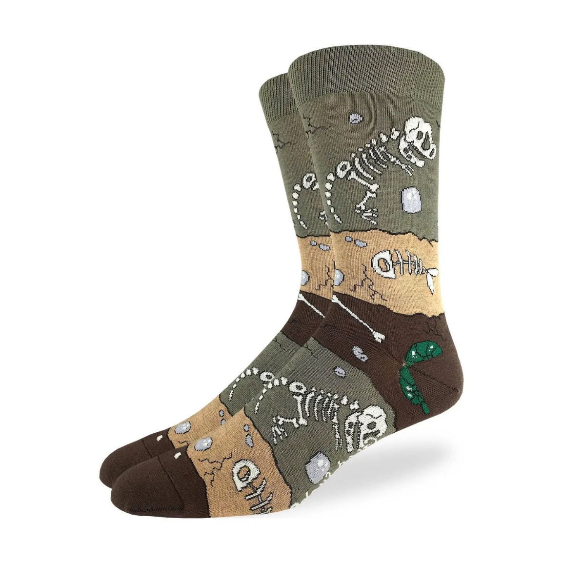Dinosaur Fossil Layer Socks